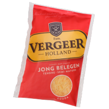 Vergeer geraspte kaas jong belegen